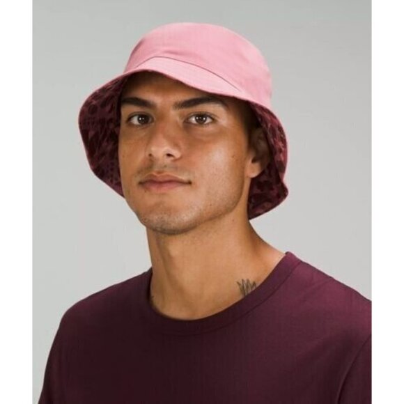 Lululemon Both Ways Reversible Bucket Hat Cap Brier Rose Unisex Size M/L - Picture 3 of 5